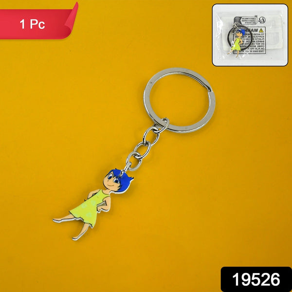 Girly Cartoon Keyring