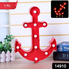 Anchor Shape LED Decorative Night Lamp - (1 Pc)
