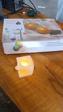 Set of 12 LED Flameless Decorative Candles – Square Shape Tealight Lamps