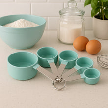 Stainless Steel and Plastics Measuring Cups (5 Pcs Set)