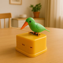 Portable Automatic Bird Toothpick Storage Box