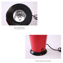 Top view of the hot air corn machine