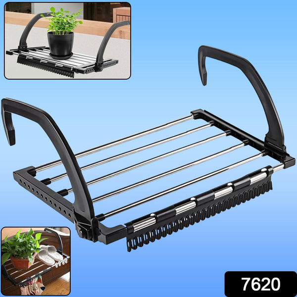 Steel Small Hanging Rack Cloth Drying Rack for Home, Balcony, and Window